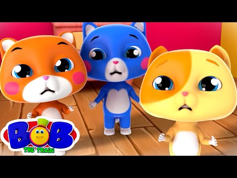 ลูกแมวตัวน้อยสามตัว | วิดีโอก่อนวัยเรียน | Bob The Train Thailand | การศึกษาสำหรับเด็ก