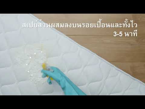 วิธีการทำความสะอาดรอยเปื้อนปัสสาวะบนที่นอน | Cleanipedia