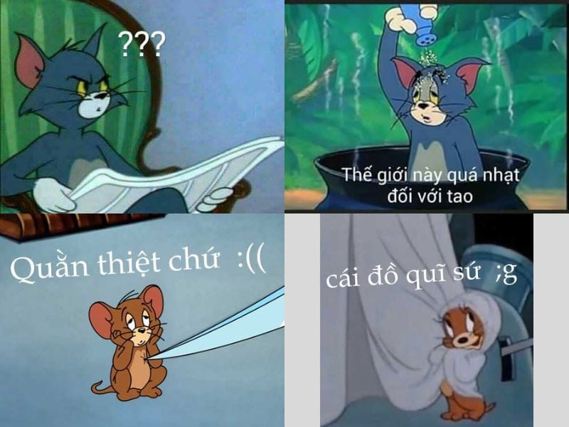 Tổng Hợp Bộ Tom And Jerry Meme Cực Hài Hước Dễ Thương - Coolmate