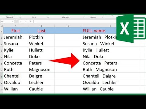 How to merge two columns in Excel without losing data How to merge two columns in Excel without losing data