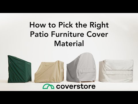 How to Pick the Right Patio Furniture Cover Material How to Pick the Right Patio Furniture Cover Material
