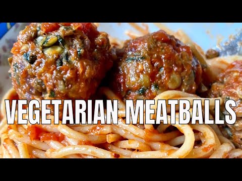 Meatless meatballs recipe/ how to make vegetarian meatballs/ easy meatless lentil meatballs