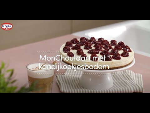 MonChoutaart met kandijkoekjesbodem MonChoutaart met kandijkoekjesbodem