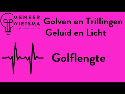 Natuurkunde uitleg Golven en Trillingen 4: Golflengte Natuurkunde uitleg Golven en Trillingen 4: Golflengte