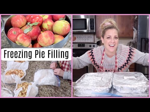 Make-Ahead Freezable Apple Crisp & Apple Pie Filling