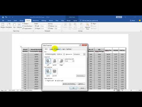 How to insert a big excel table to a word file